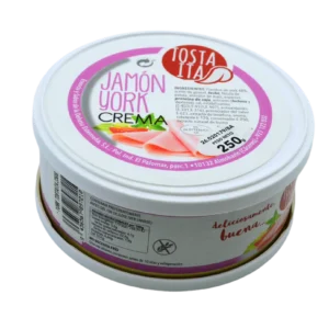 Crema de jamón York - Caja Latas 250gr