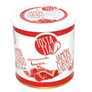 Crema de jamón curado - Caja Latas 700gr