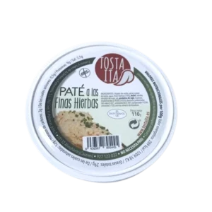 Paté a las finas hierbas - Caja Latas 110gr